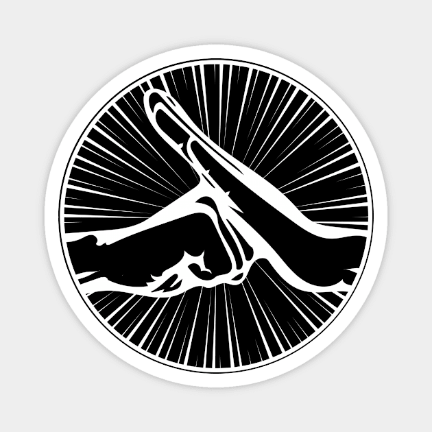 Kung Fu is my Secret Magnet by Doc Multiverse Designs